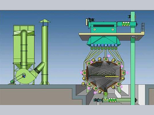 通过式抛丸清理机